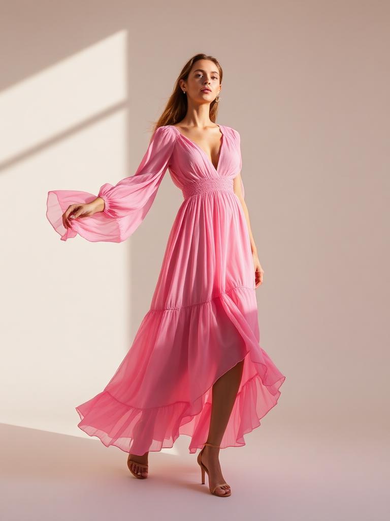 Menorca Dress — Pink