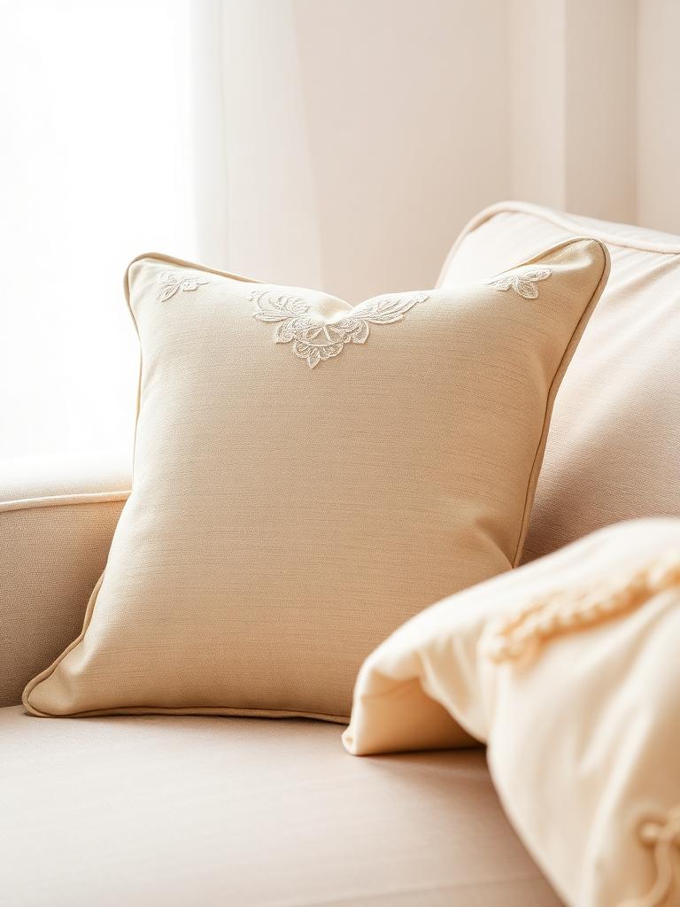 Imperial Cushion — Beige